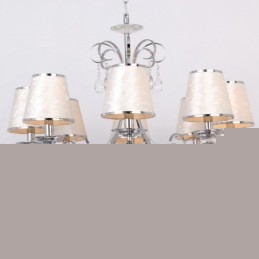 Πολυέλαιος 8 Light Contemporary K9 Crystal Style Candle