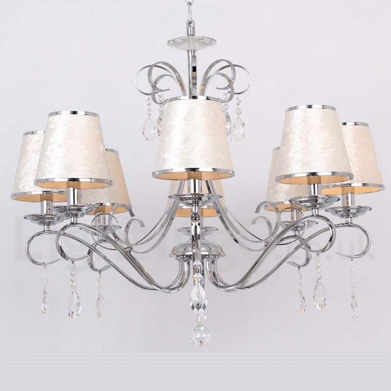 Πολυέλαιος 8 Light Contemporary K9 Crystal Style Candle