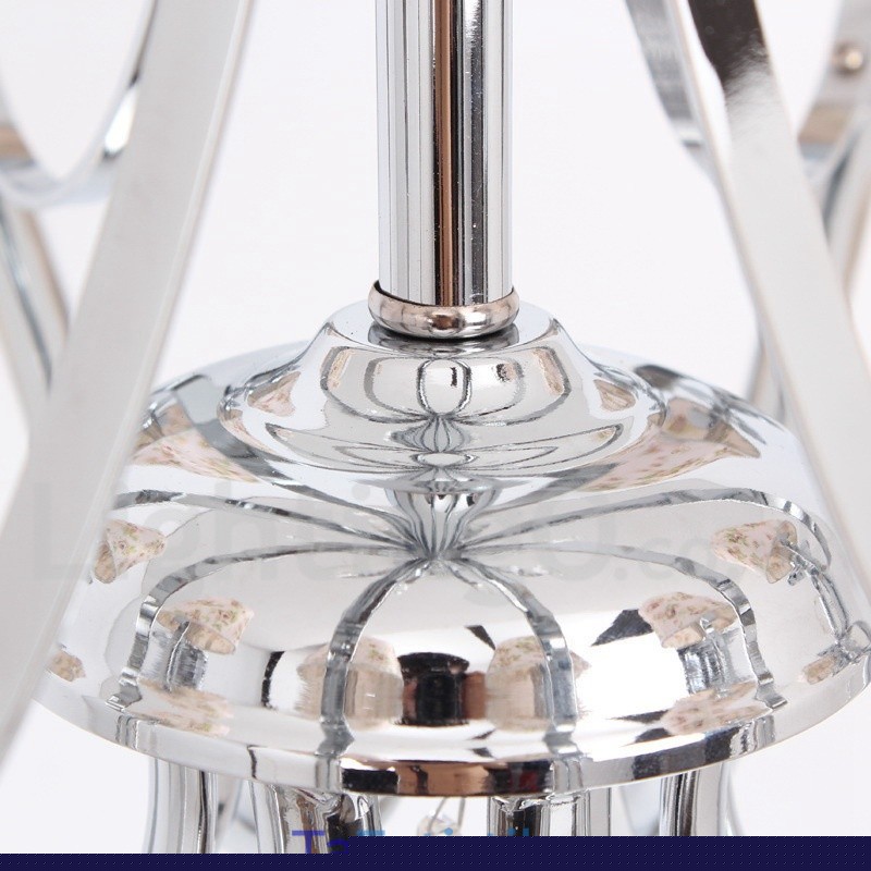Πολυέλαιος 8 Light Contemporary K9 Crystal Style Candle