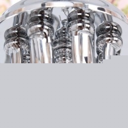 Πολυέλαιος 5 Light Contemporary K9 Crystal Style Candle