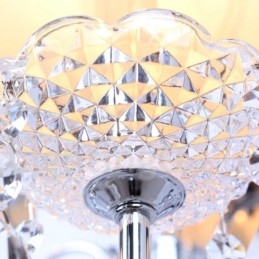 Πολυέλαιος 8 Light Contemporary K9 Crystal Style Candle