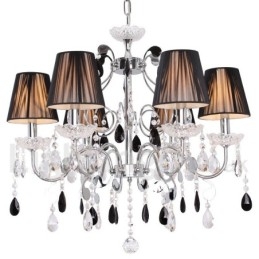 Πολυέλαιος 6 Light Contemporary K9 Crystal Style Candle