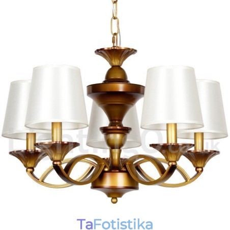 Πολυέλαιος 5 Light Retro Style Candle