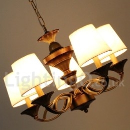 Πολυέλαιος 5 Light Retro Style Candle