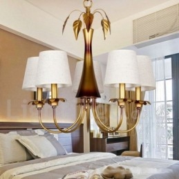 Πολυέλαιος 5 Light Modern Contemporary Rustic Style Candle