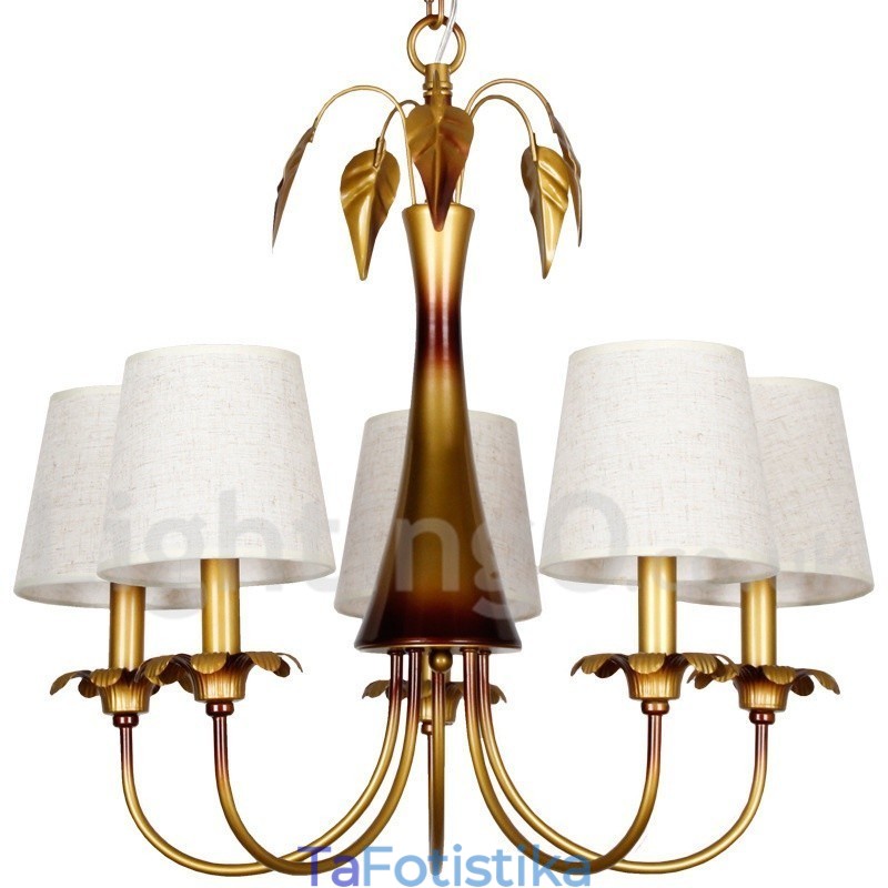 Πολυέλαιος 5 Light Modern Contemporary Rustic Style Candle