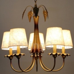 Πολυέλαιος 5 Light Modern Contemporary Rustic Style Candle