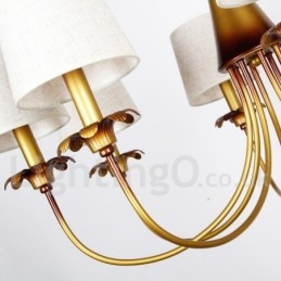 Πολυέλαιος 5 Light Modern Contemporary Rustic Style Candle