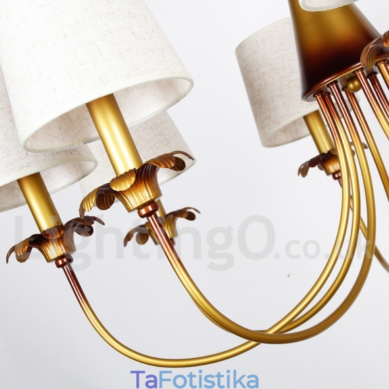 Πολυέλαιος 5 Light Modern Contemporary Rustic Style Candle