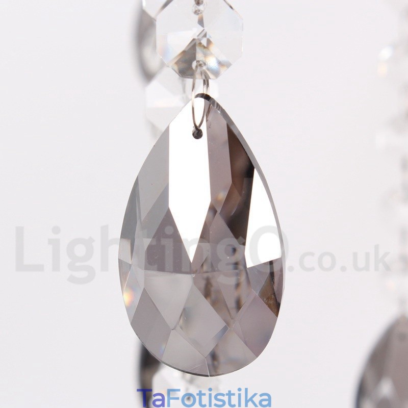 Πολυέλαιος 8 Light K9 Crystal Candle Style