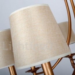 Πολυέλαιος 6 Light Rustic Retro Mediterranean Style Candle Style