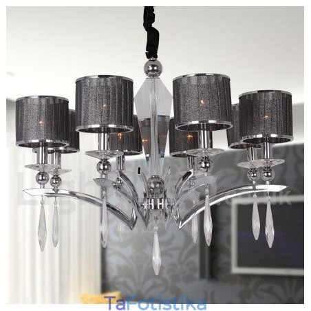 Πολυέλαιος 8 Light Modern Contemporary Style Candle