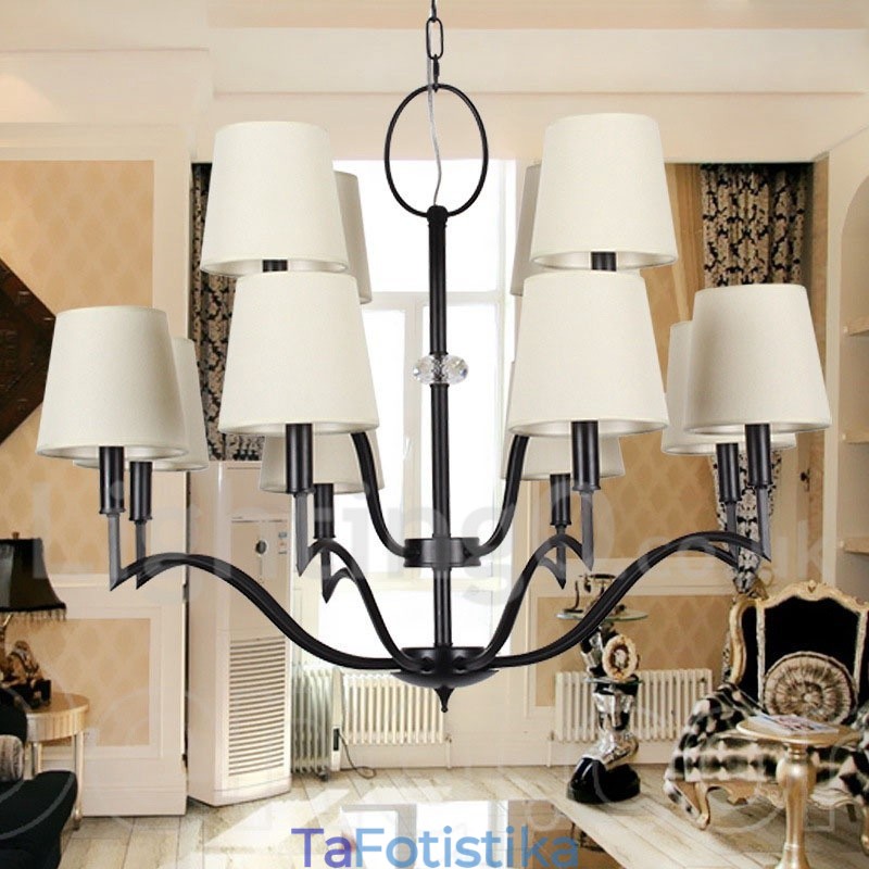 Πολυέλαιος 12 Light Modern Contemporary Style Candle