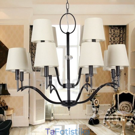 Πολυέλαιος 12 Light Modern Contemporary Style Candle