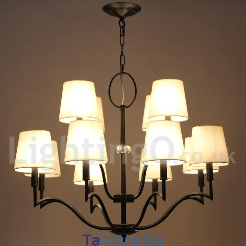 Πολυέλαιος 12 Light Modern Contemporary Style Candle