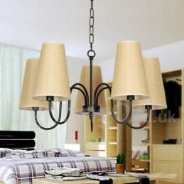 Πολυέλαιος 5 Light Retro Contemporary Style Candle
