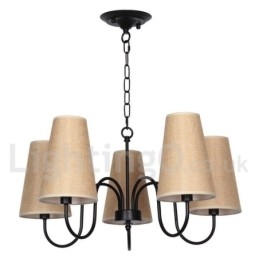 Πολυέλαιος 5 Light Retro Contemporary Style Candle