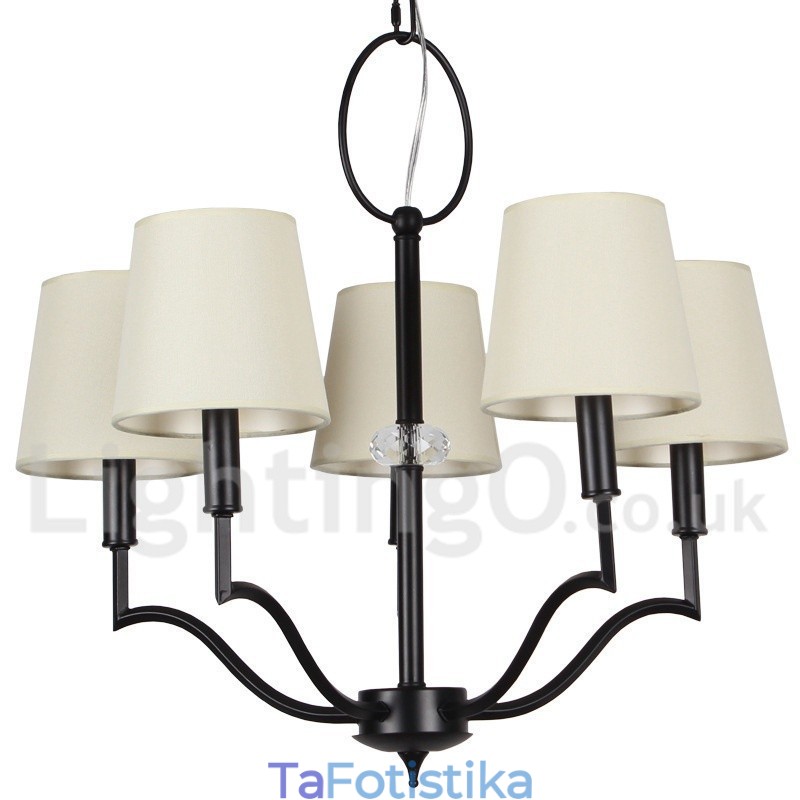 Πολυέλαιος 5 Light Modern Contemporary Style Candle