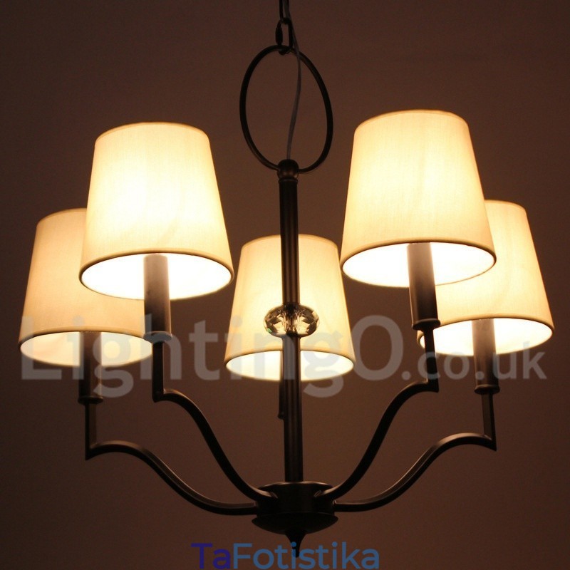 Πολυέλαιος 5 Light Modern Contemporary Style Candle