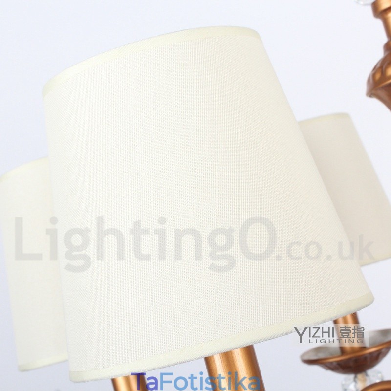 Πολυέλαιος 3 ελαφρύς ρετρό στυλ κεριού