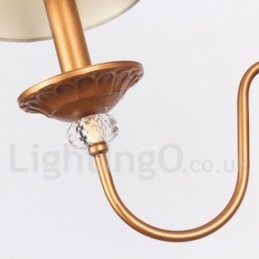 Πολυέλαιος 3 ελαφρύς ρετρό στυλ κεριού