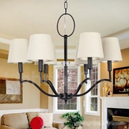 Πολυέλαιος 6 Light Modern Contemporary Style Candle