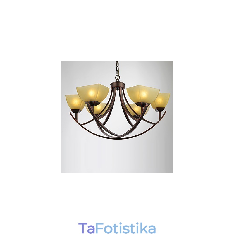 Chandelier 6 Lights Traditional Classic Vintage Metal