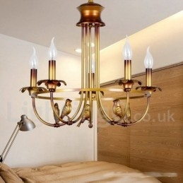 Πολυέλαιος 5 Light Retro Style Candle