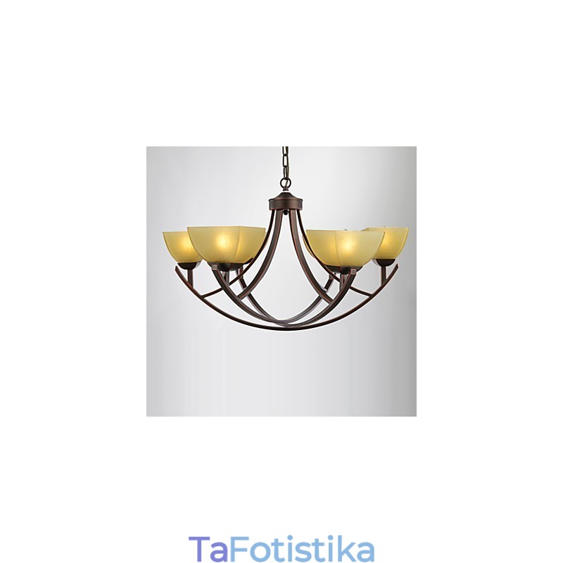 Chandelier 6 Lights Traditional Classic Vintage Metal