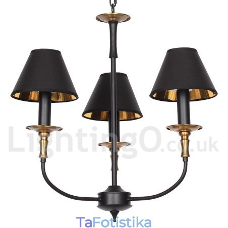Πολυέλαιος 3 Light Retro Contemporary Style Candle
