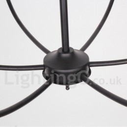 Πολυέλαιος 6 Light Retro Contemporary Style Candle