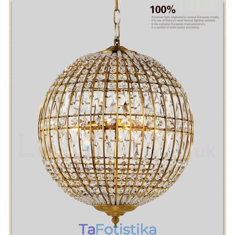 Κρεμαστό φως οροφής Globe Modern K9 Πολυέλαιος εσωτερικού χώρου Φωτιστικά φωτιστικά