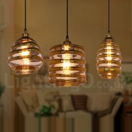 Κρεμαστό φωτιστικό European Glass Κρεμαστό Φωτιστικό Cafe Lounge