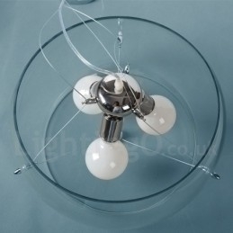 3 Φωτιστικό Μοντέρνο Σύγχρονο Γυάλινο Κρεμαστό Φωτιστικό