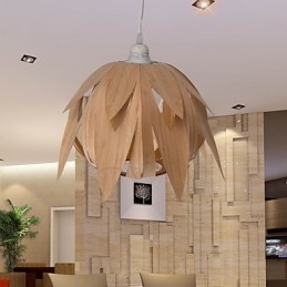 Πολυέλαιος από μπαμπού Vintage Creative Home Cage Bird