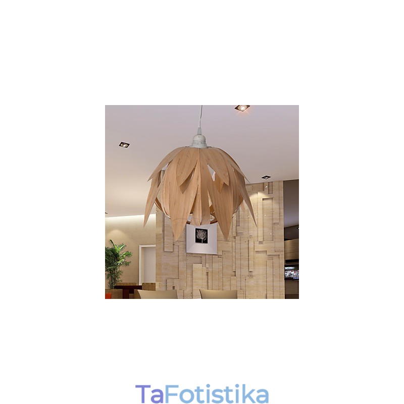 Πολυέλαιος από μπαμπού Vintage Creative Home Cage Bird
