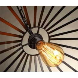 1 Κρεμαστό φωτιστικό Light Rustic Lodge Light Κρεμαστό φωτιστικό με σχοινί κάνναβης