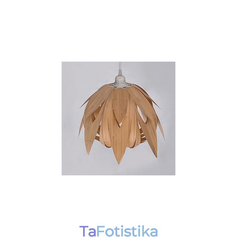 Πολυέλαιος από μπαμπού Vintage Creative Home Cage Bird