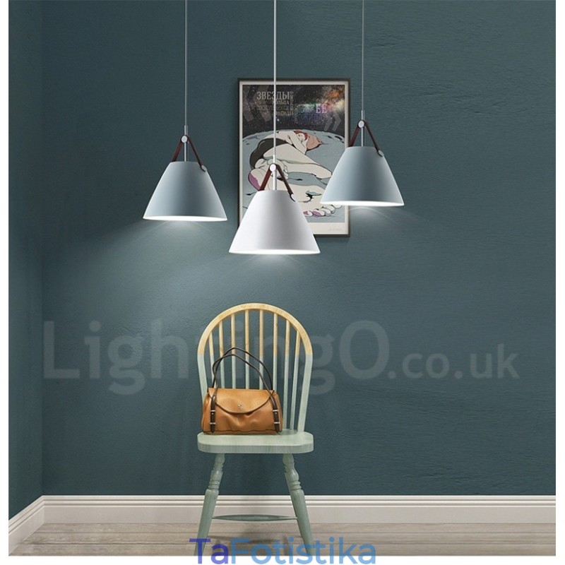 1 Ανοιχτό μενταγιόν σε σκανδιναβικό στυλ Light Vintage κρεμαστό φωτιστικό