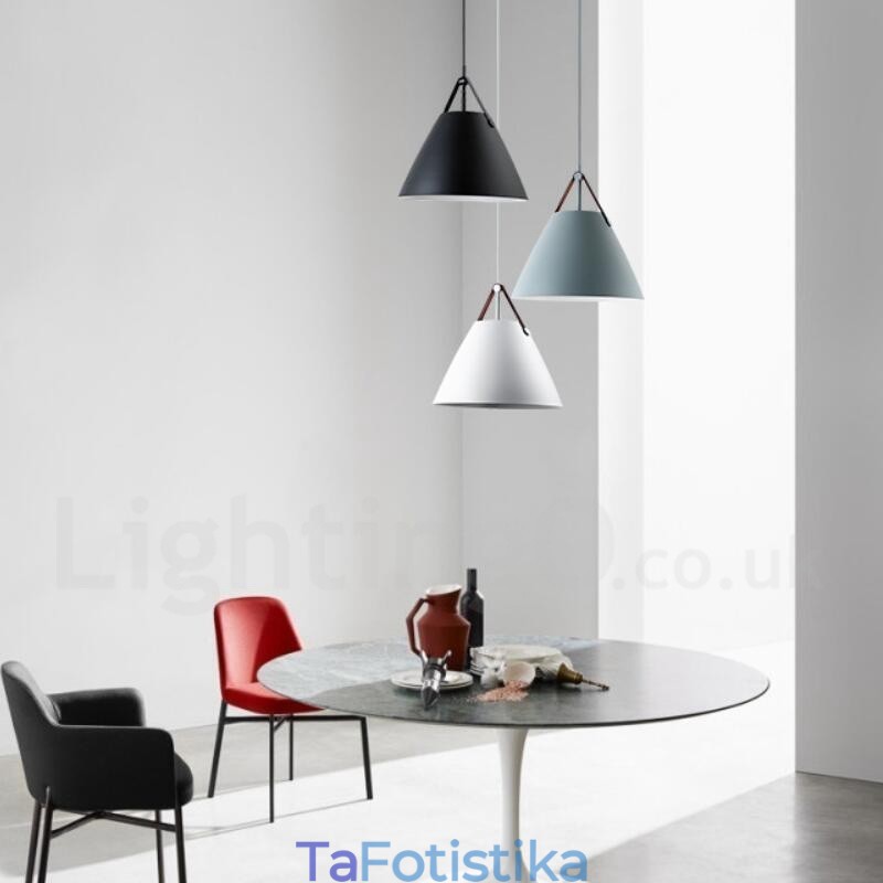 1 Ανοιχτό μενταγιόν σε σκανδιναβικό στυλ Light Vintage κρεμαστό φωτιστικό