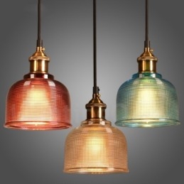1 Light Modern Contemporary Cafe Multi Colors Glass κρεμαστό φωτιστικό