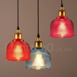 1 Light Modern Contemporary Cafe Multi Colors Glass κρεμαστό φωτιστικό