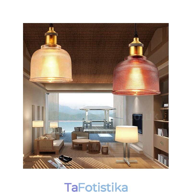 1 Light Modern Contemporary Cafe Multi Colors Glass κρεμαστό φωτιστικό