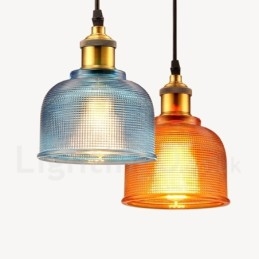 1 Light Modern Contemporary Cafe Multi Colors Glass κρεμαστό φωτιστικό