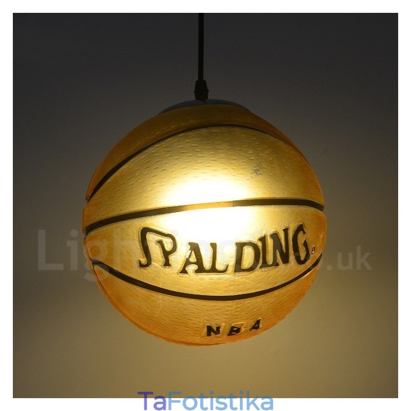 1 Ανοιχτό Vintage Μοντέρνο Σύγχρονο Φωτιστικό Κρεμαστό Γυαλί Μπάσκετ