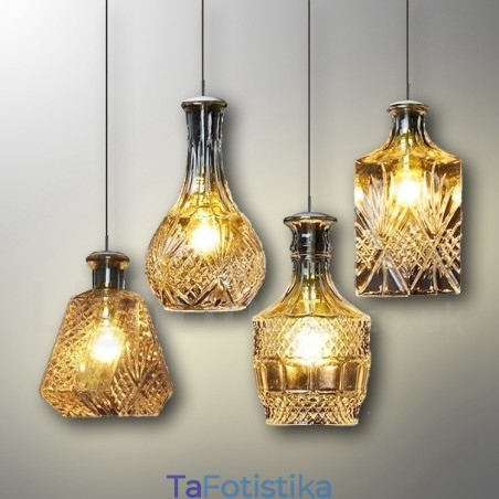 1 Light Rustic Lodge Glass Κρεμαστό Φωτιστικό Cafe 1 Light Rustic Lodge Glass Κρεμαστό Φωτιστικό Cafe