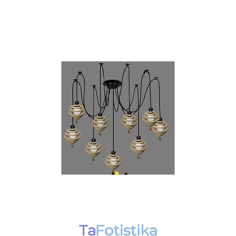 The Nordic Country Retro Honeycomb Chandelier Chandelier φωτιστικό The Heavenly Maids Scatter Blossoms.