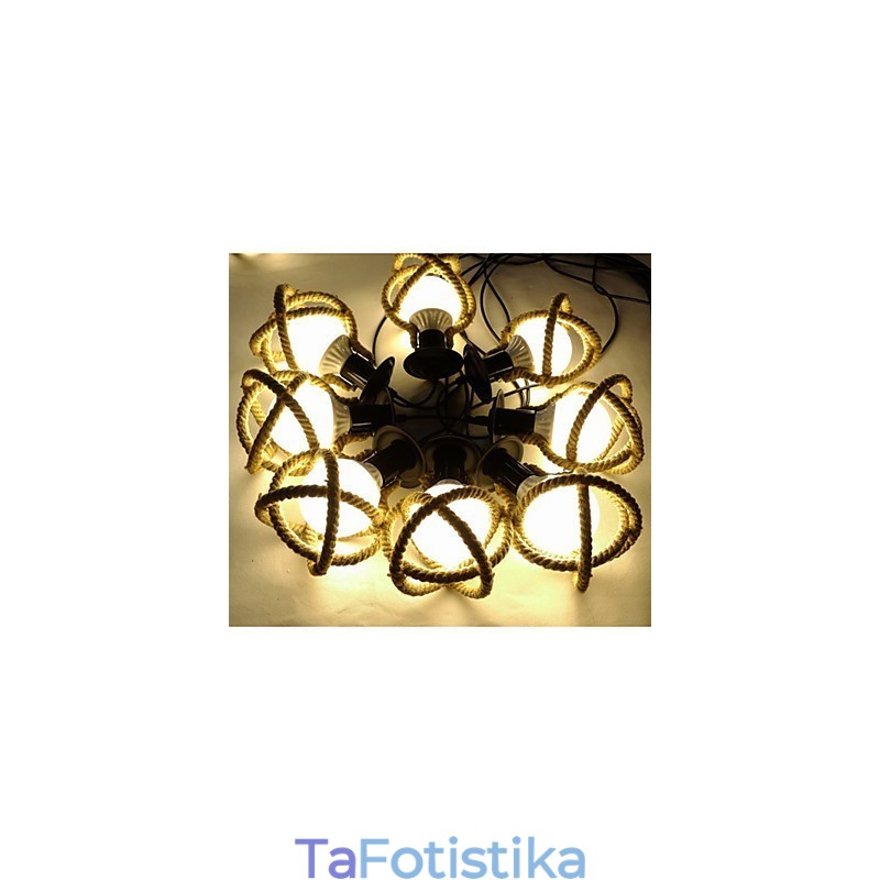 Φωτιστικό σχοινί Πολυέλαιος Ρούχα μακριά Creative The Heavenly Maids Scatter Blossoms. Λάμπα αράχνη