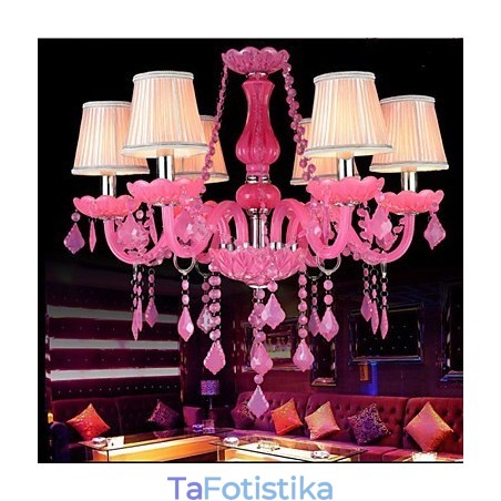 Φωτιστικό καφέ Project Light Κρυστάλλινο Κρεμαστό Φωτιστικό Ροζ Α Φωτιστικό καφέ Project Light Κρυστάλλινο Κρεμαστό Φωτιστικό Ροζ Α