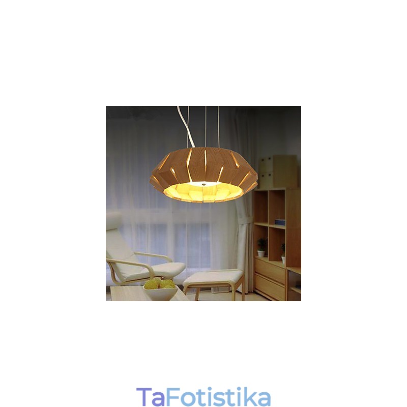 Chandelier Country Wood Bamboo
